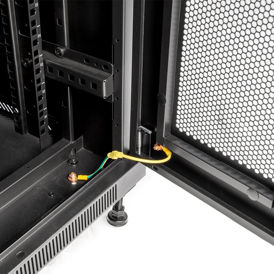 SolidRack R3106 Premium 18U Rack Enclosure Cabinet - 4-Post Adjustable Depth (6" to