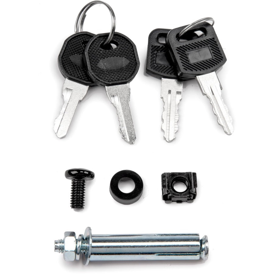 Solidrack 9U Rack Enclosure,Tempered Glass Window - Black