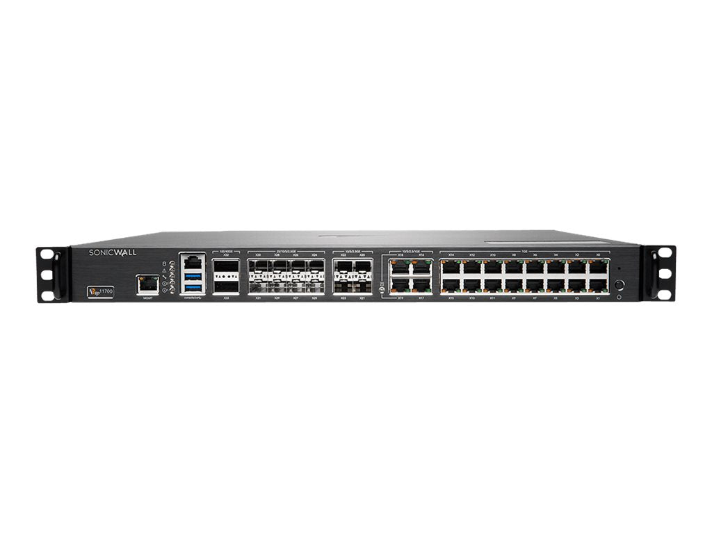 SonicWall Gen 7 NSsp Series 11700 - Security appliance - with 3 years Essential Protection Service Suite - 5GbE, 2.5GbE,