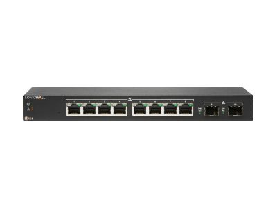 SonicWall SWS12-8 Switch with Wireless Management & 3-Year Support