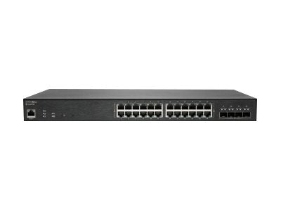 SonicWall Switch SWS14-24FPOE - Switch - managed - 24 x 10/100/1000 (PoE+) + 4 x 10 Gigabit SFP+ - rack-mountable - PoE+ (410 02-SSC-8376