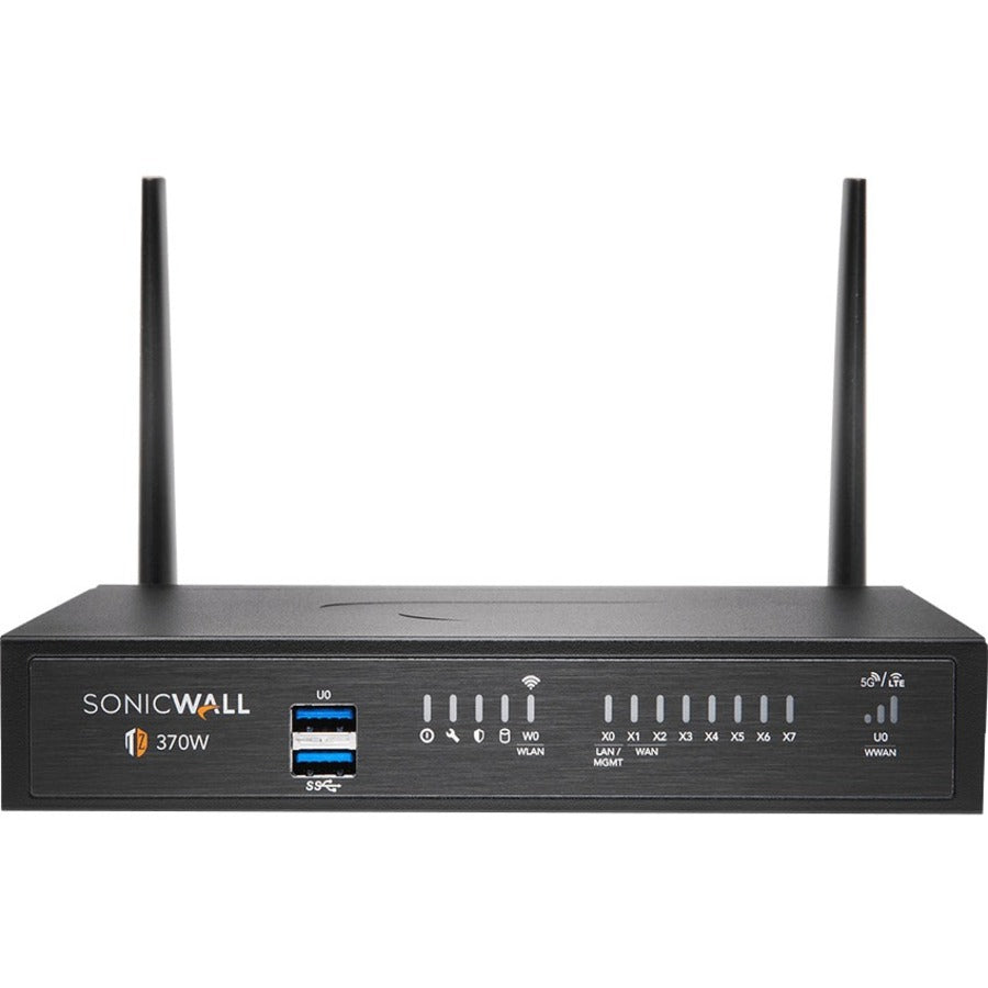 SonicWall TZ370 Network Security/Firewall Appliance - Intrusion Prevention - 8 Port - 1000