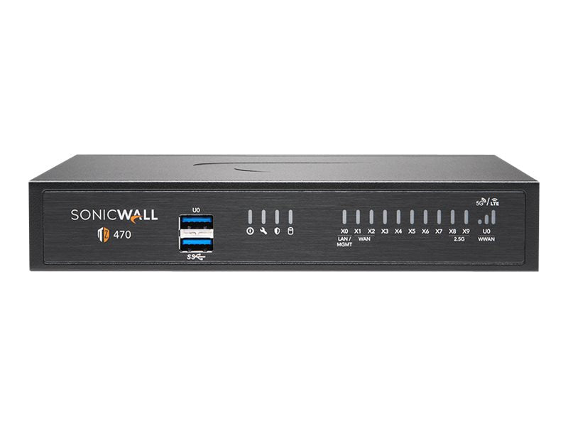 SonicWall TZ470 Gen6 Firewall Replacement with 1-Year APSS Subscription
