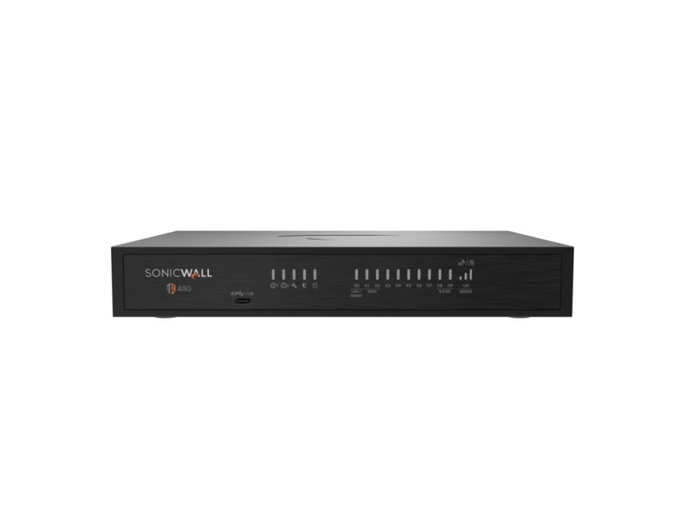 SonicWall TZ480 Network Security Appliance with 2-Year APSS – SMB Protection