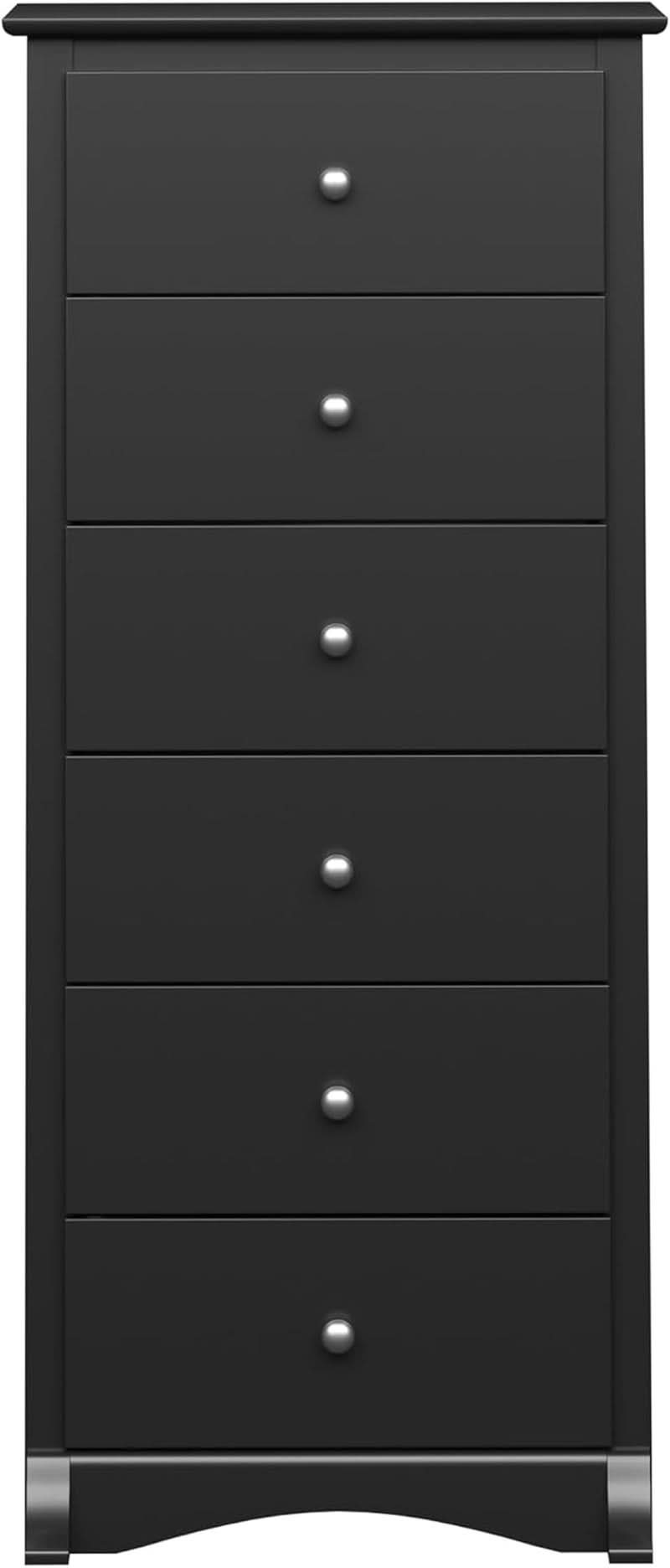 Sonoma 6 Drawer Dresser Black For Bedroom Organization