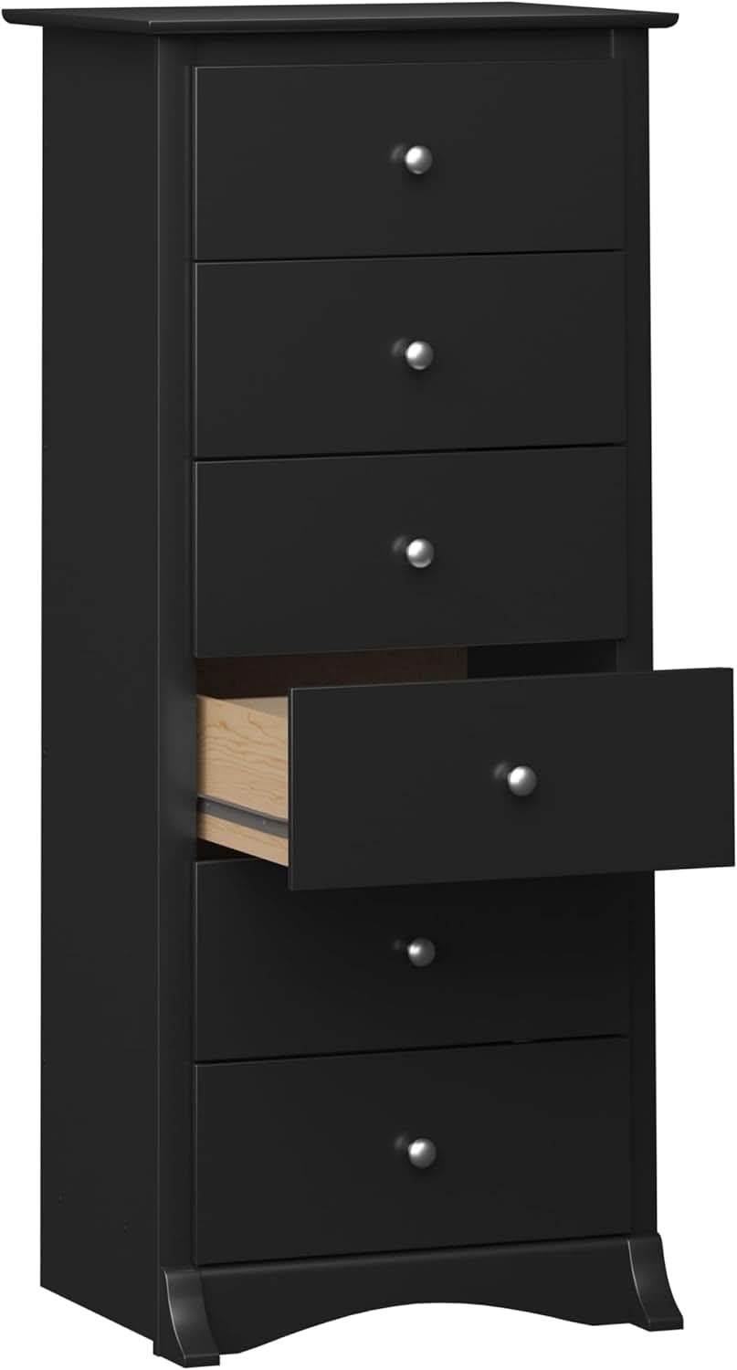 Sonoma 6 Drawer Dresser Black For Bedroom Organization