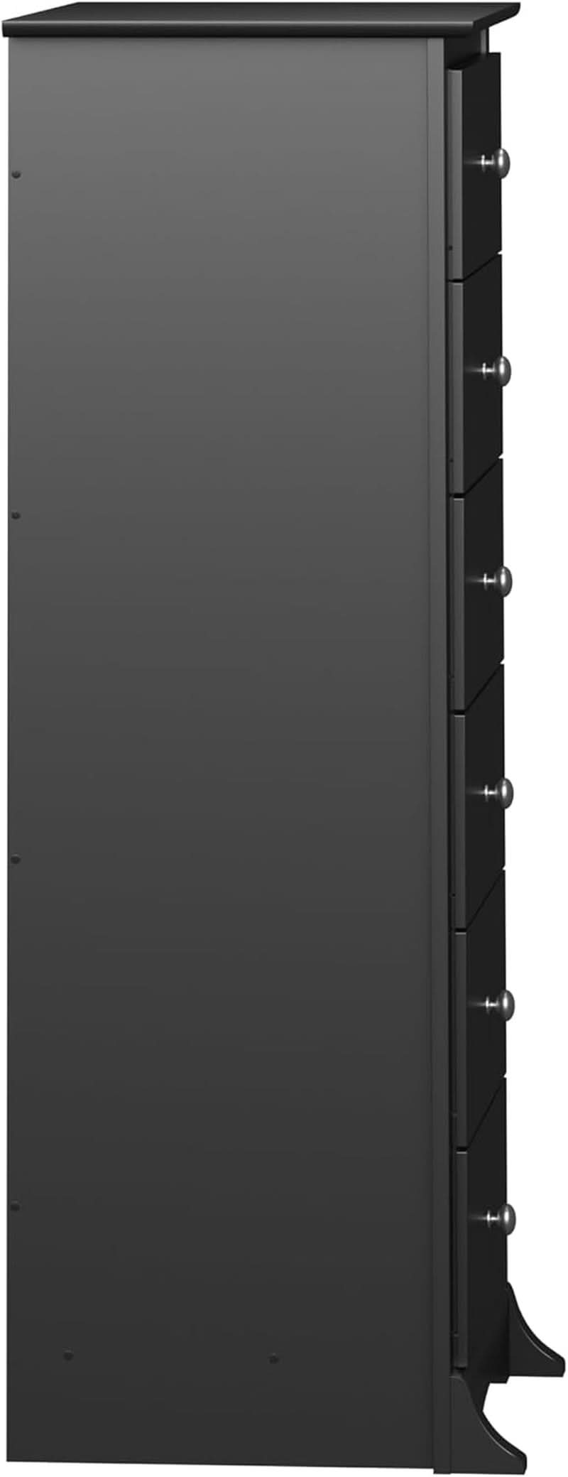 Sonoma 6 Drawer Dresser Black For Bedroom Organization