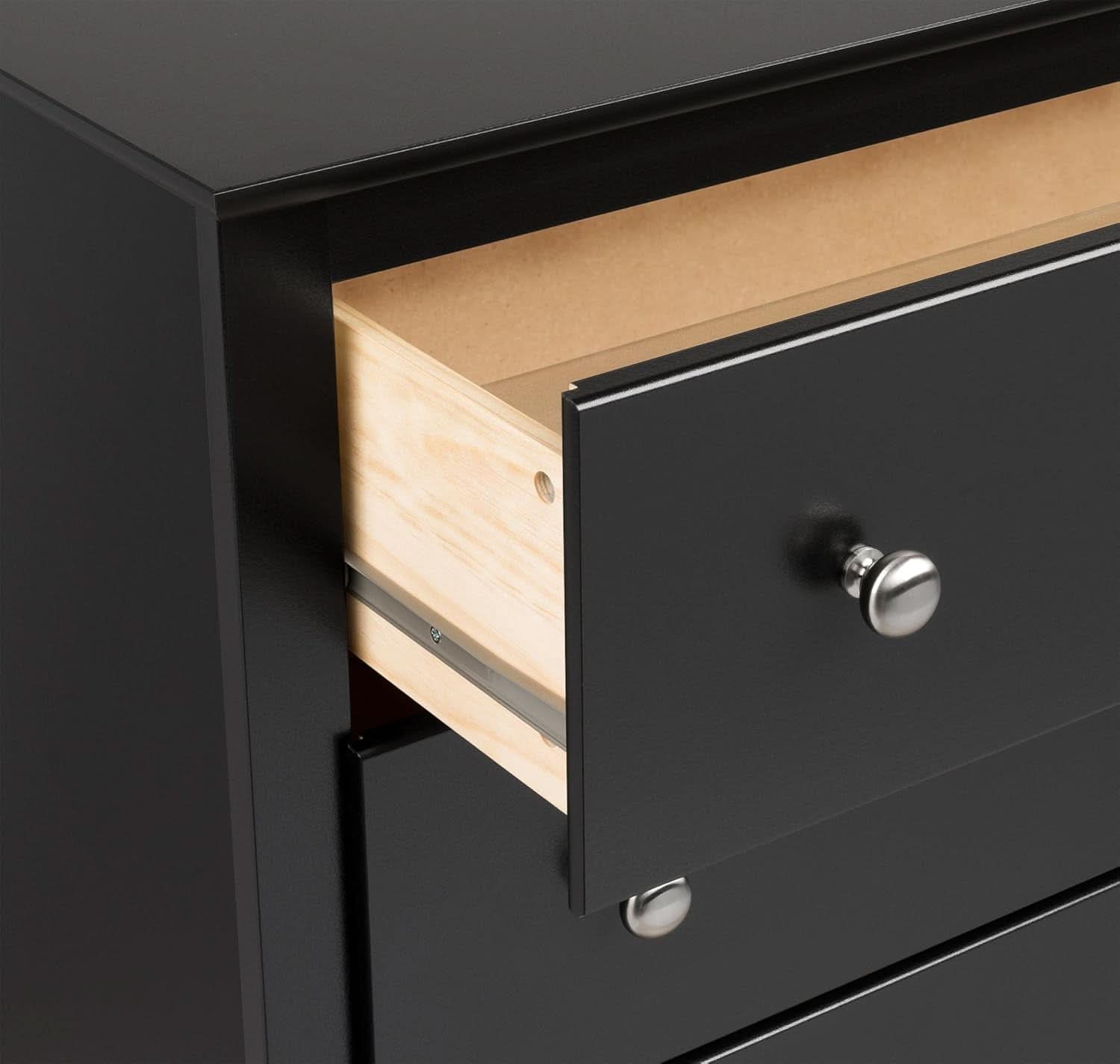Sonoma 6 Drawer Dresser Black For Bedroom Organization