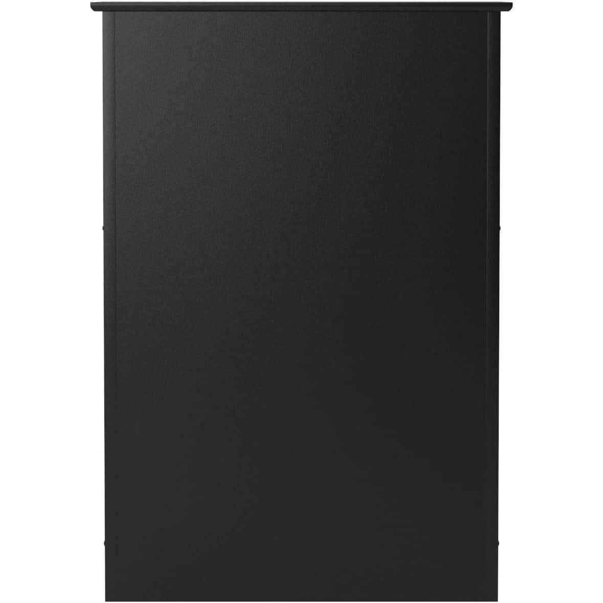 Sonoma Modern 5 Drawer Black Dresser Chest For Bedroom