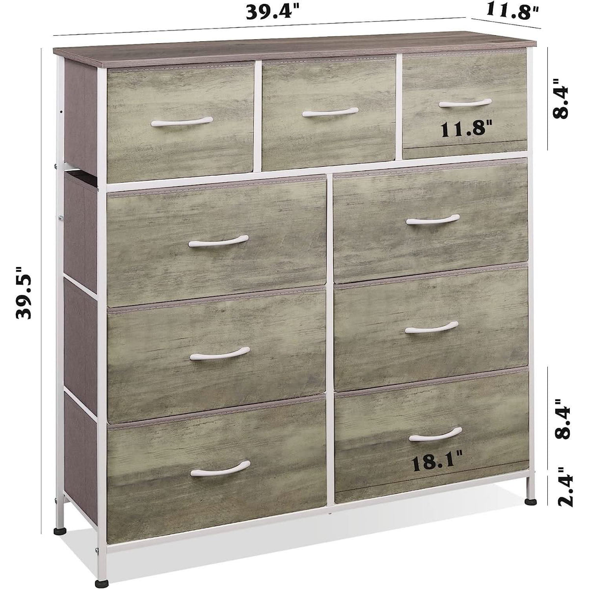 Sonoma White 6 Drawer Dresser For Bedroom Storage Organizer