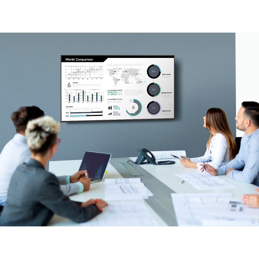 Sony Fw-55Bz40H Signage Display Digital Signage Flat Panel 139.7 Cm (55") Lcd Wi-Fi 850 Cd/M² 4K Ultra Hd Black Android 9.0 24/7