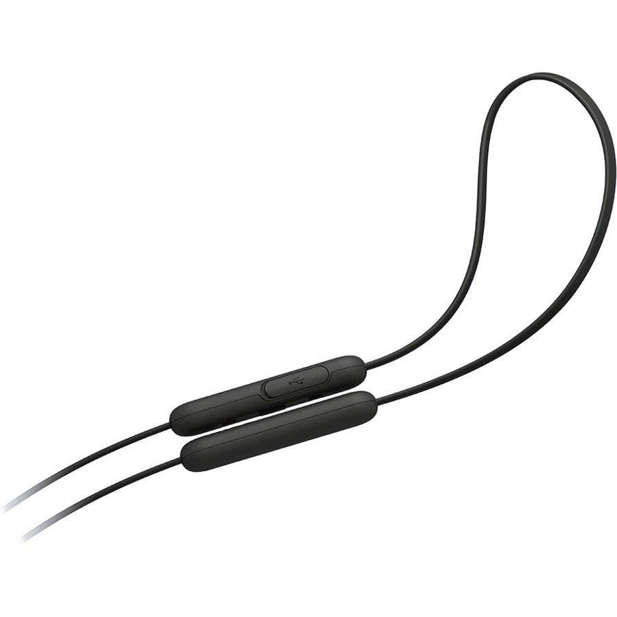 Sony Wi-Xb400 - Earphones With Mic - In-Ear - Behind-The-Neck Mount - Bluetooth - Wireless - Black