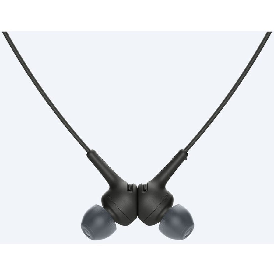 Sony Wi-Xb400 - Earphones With Mic - In-Ear - Behind-The-Neck Mount - Bluetooth - Wireless - Black