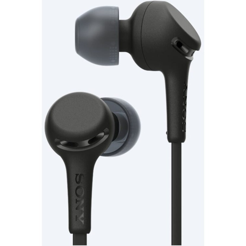 Sony Wi-Xb400 - Earphones With Mic - In-Ear - Behind-The-Neck Mount - Bluetooth - Wireless - Black