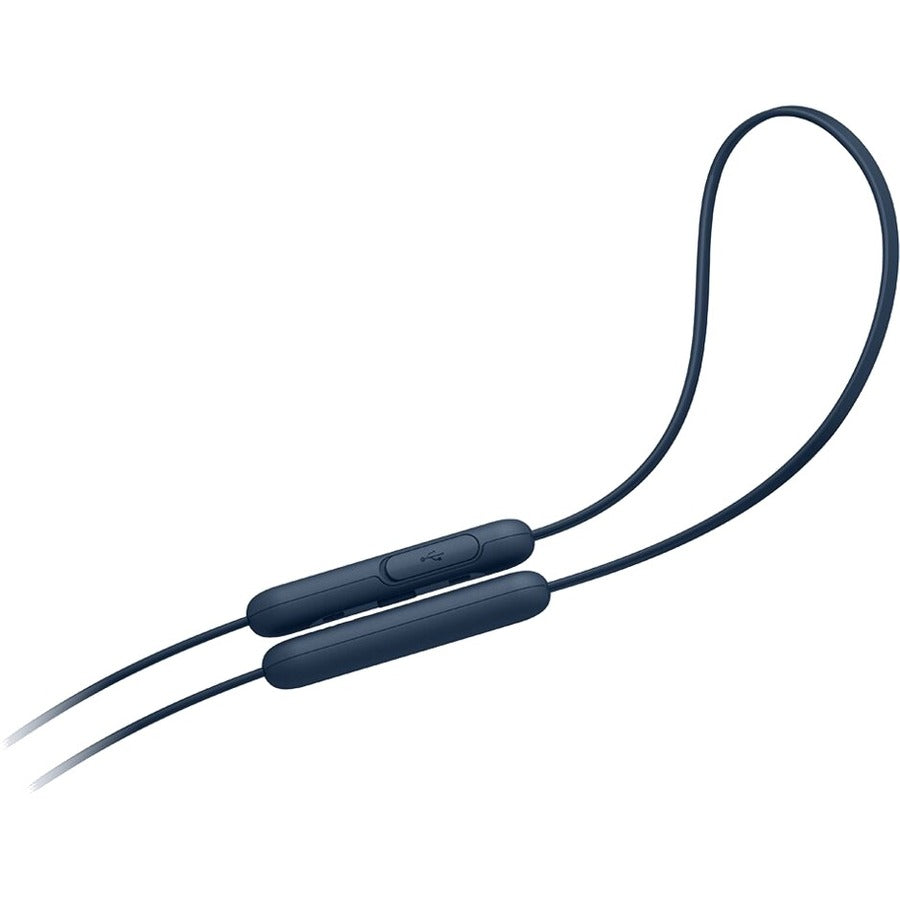 Sony Wi-Xb400 - Earphones With Mic - In-Ear - Behind-The-Neck Mount - Bluetooth - Wireless - Blue