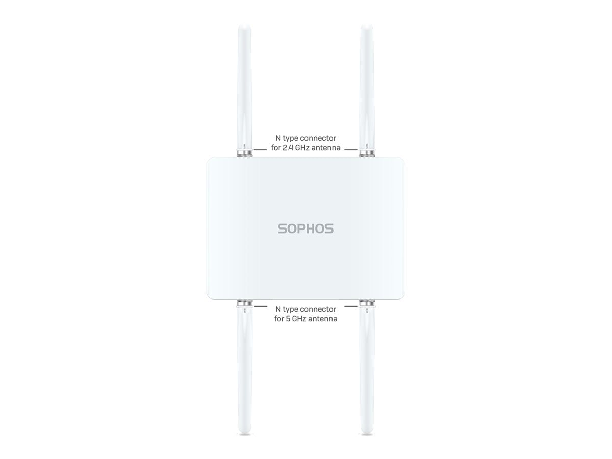 Sophos AP6 Series 420X - Wireless access point - Wi-Fi 6 - 2.4 GHz, 5 GHz - cloud-managed - wall / pole mountable AP42XE00ZZPCNP