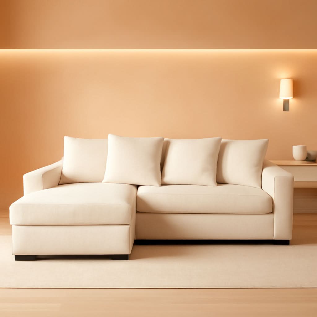 Spacious L Shaped Modular Sectional Sofa for Comfort