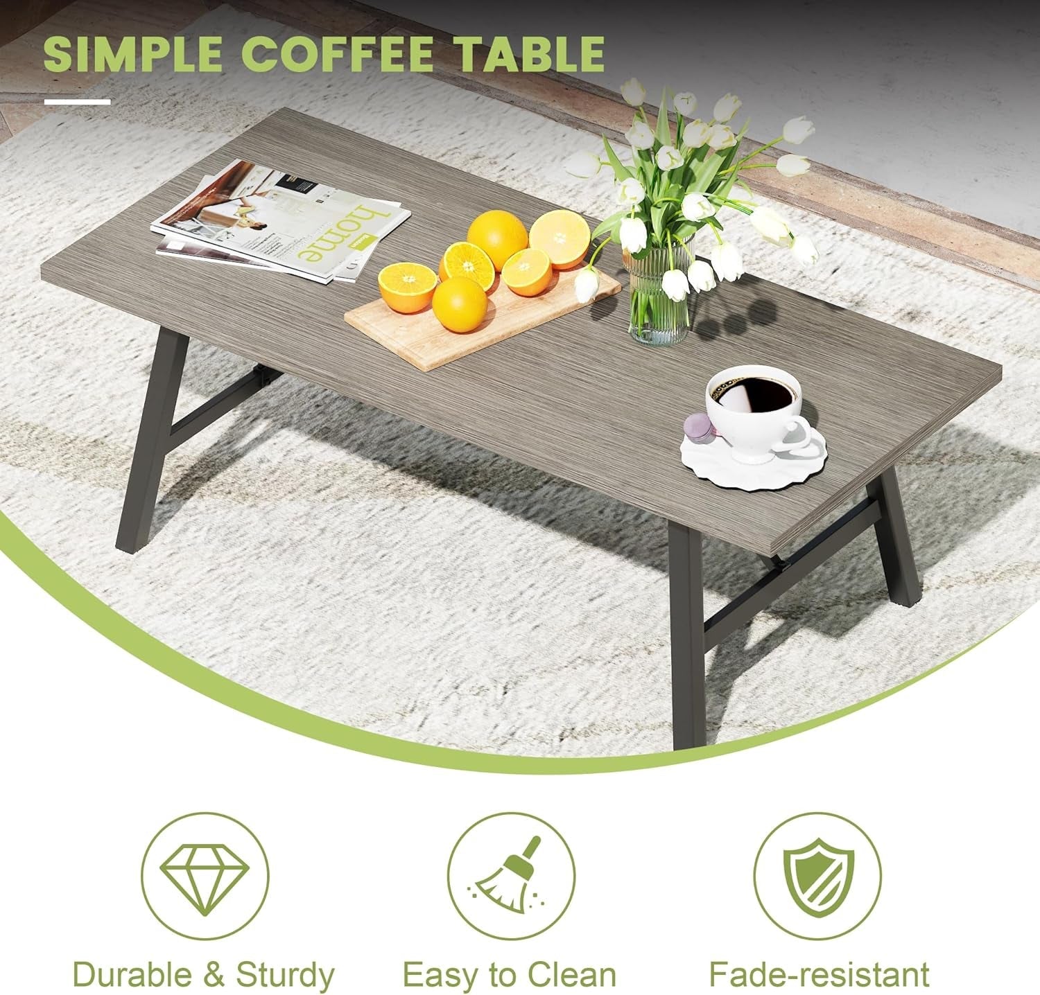 Spacious Six Piece Cushioned Patio Conversation Furniture Set