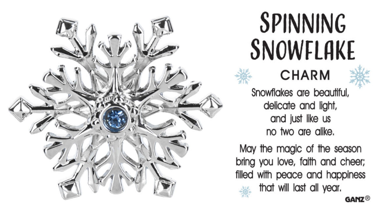 Spinning Snowflake - Pocket Charm