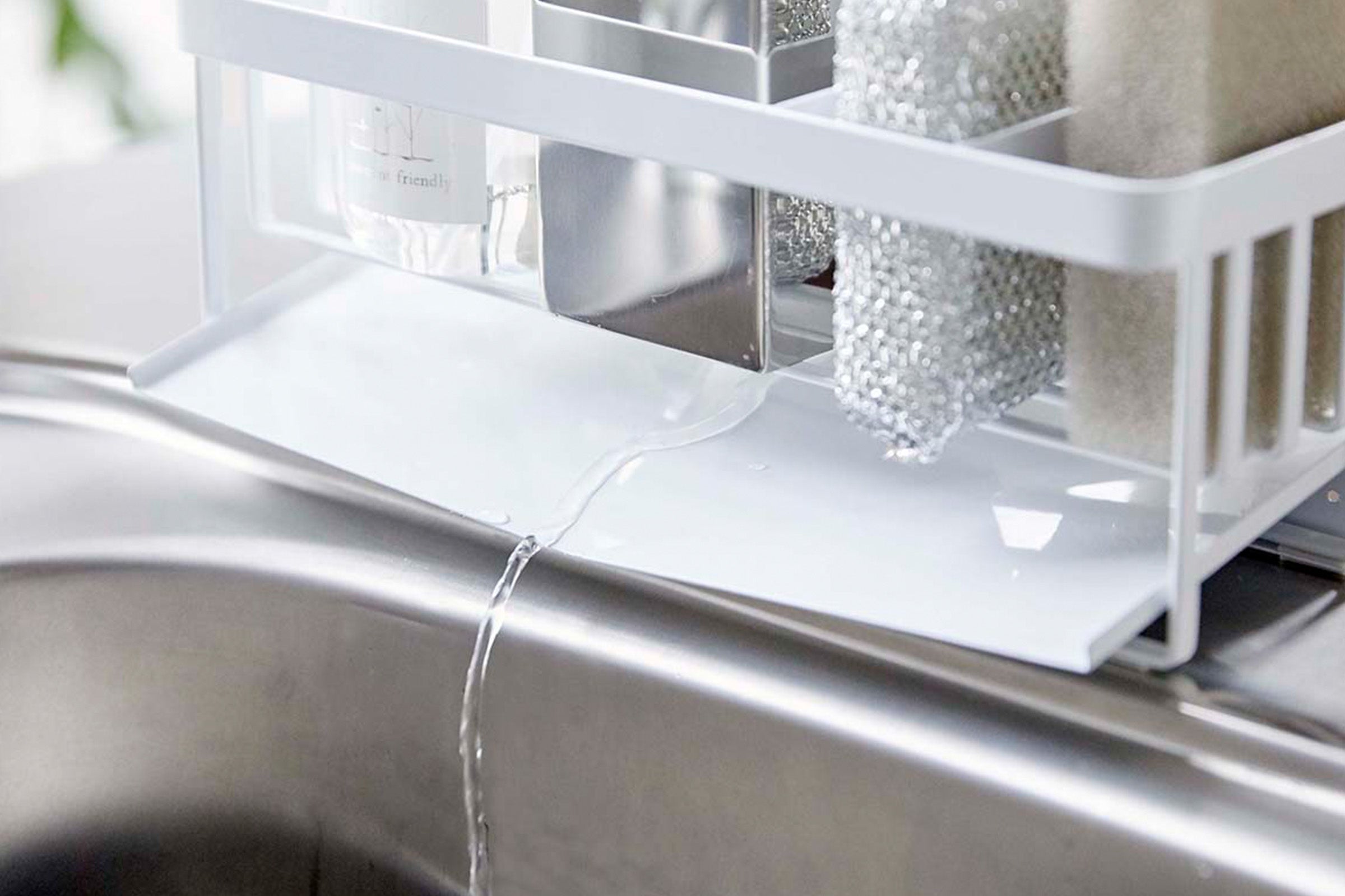 Sponge & Bottle Holder - Steel