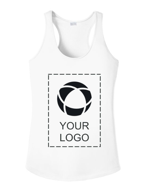 Sport-Tek® Ladies Performance Racerback Tank – Sleek Fit, Bold Screenprint