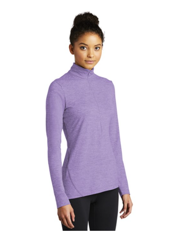 Sport-Tek® Women’s Exchange Half-Zip Sweatshirt – Modern Comfort with Sporty Style