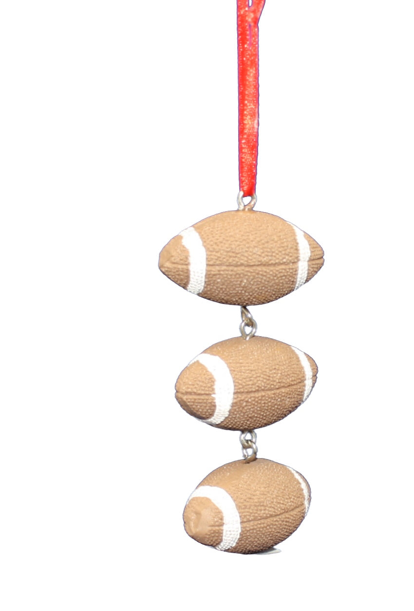 Sports Ball Swag Ornament - Football