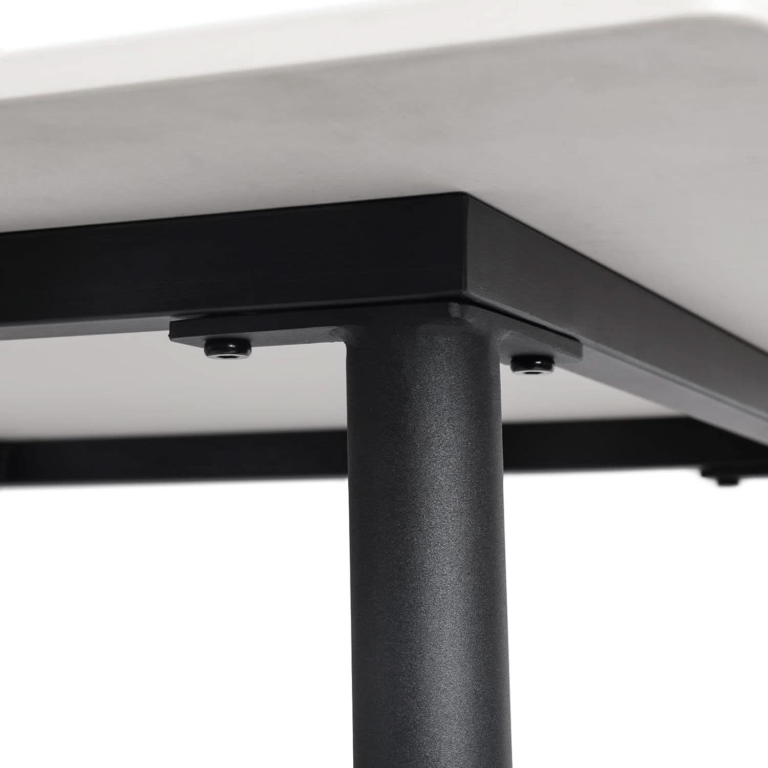 Square Sintered Stone Dining Table 31.5 Inch Modern Kitchen