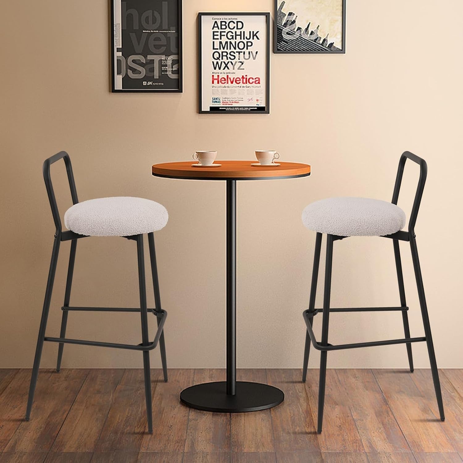 Stackable Bar Stool Set of Three for Kitchen
