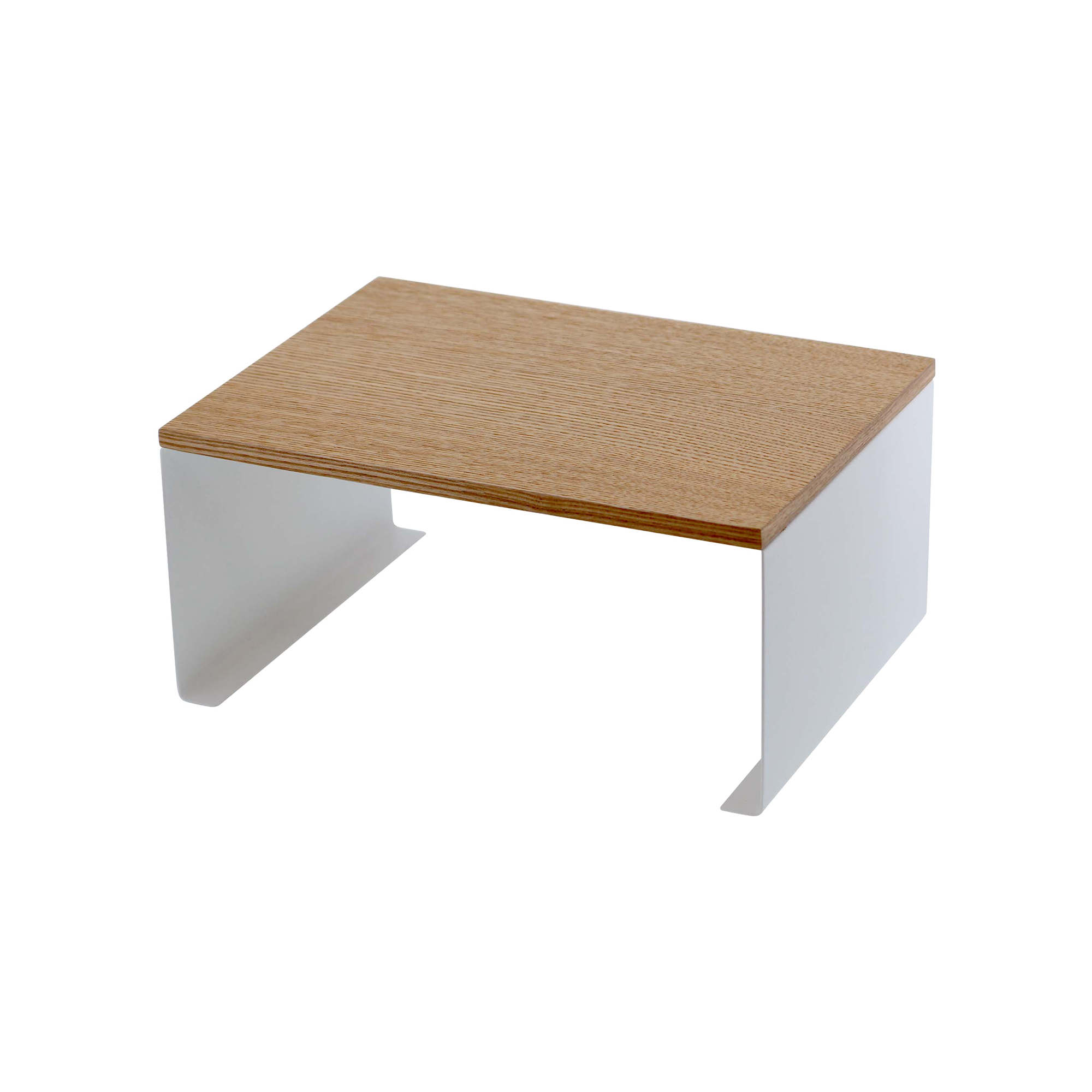 Stackable Countertop Shelf - Two Sizes - Steel + Wood