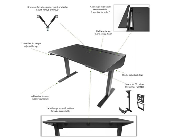 Standup Computer Desk DS3048-LFT