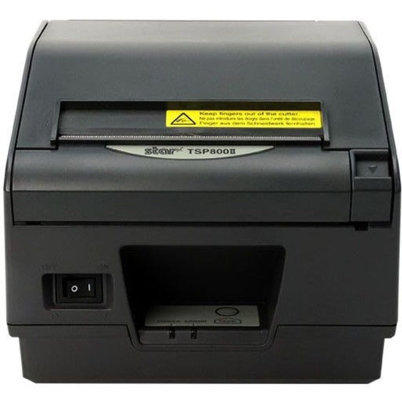 Star Micronics TSP800II Thermal Printer, Ethernet, Paper cover Lock - Cutter, External Power Supply Included, Gray 39441132