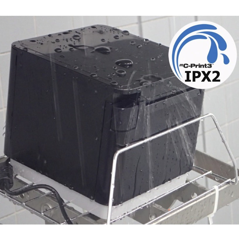 Star Micronics mCP31CB - Ethernet (LAN), USB-C Power Delivery for Android, Windows and Mac (not iOS), Bluetooth, CloudPRNT, Peripheral Hub - 3 Receipt Printer - 250 mm/sec - Monochrome - Auto Cutter - Black Color" 39651710