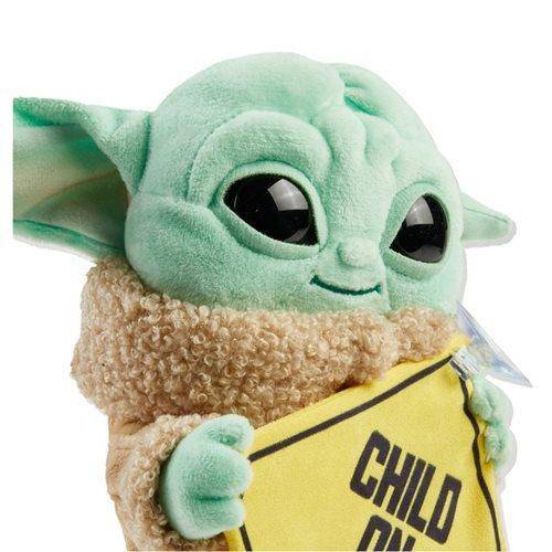 Star Wars Mandalorian Grogu On Board Plush Sign for Kids Safety