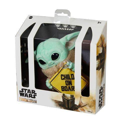 Star Wars Mandalorian Grogu On Board Plush Sign for Kids Safety