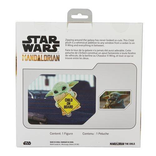 Star Wars Mandalorian Grogu On Board Plush Sign for Kids Safety