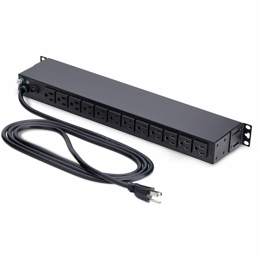 StarTech 1U Rackmount PDU 13x NEMA 5-15 Outlets for 19" Racks