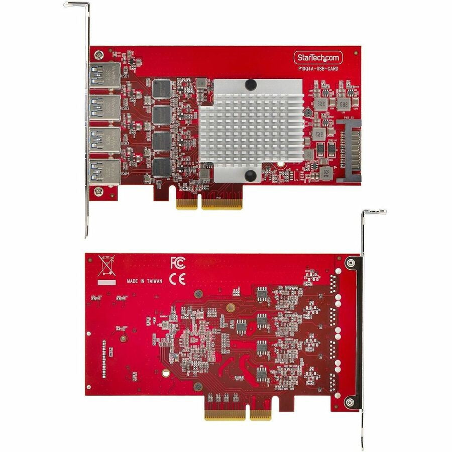 StarTech PCIe USB-A Card 4 Ports 40Gbps for Professionals