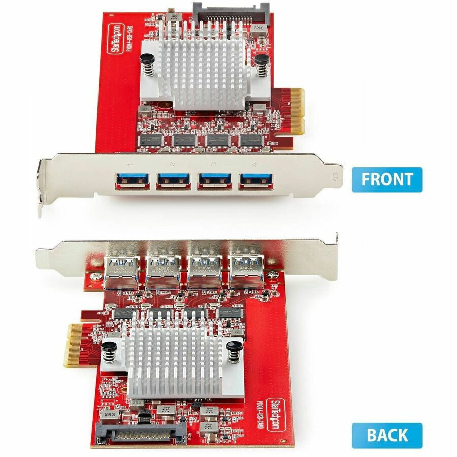 StarTech PCIe USB-A Card 4 Ports 40Gbps for Professionals