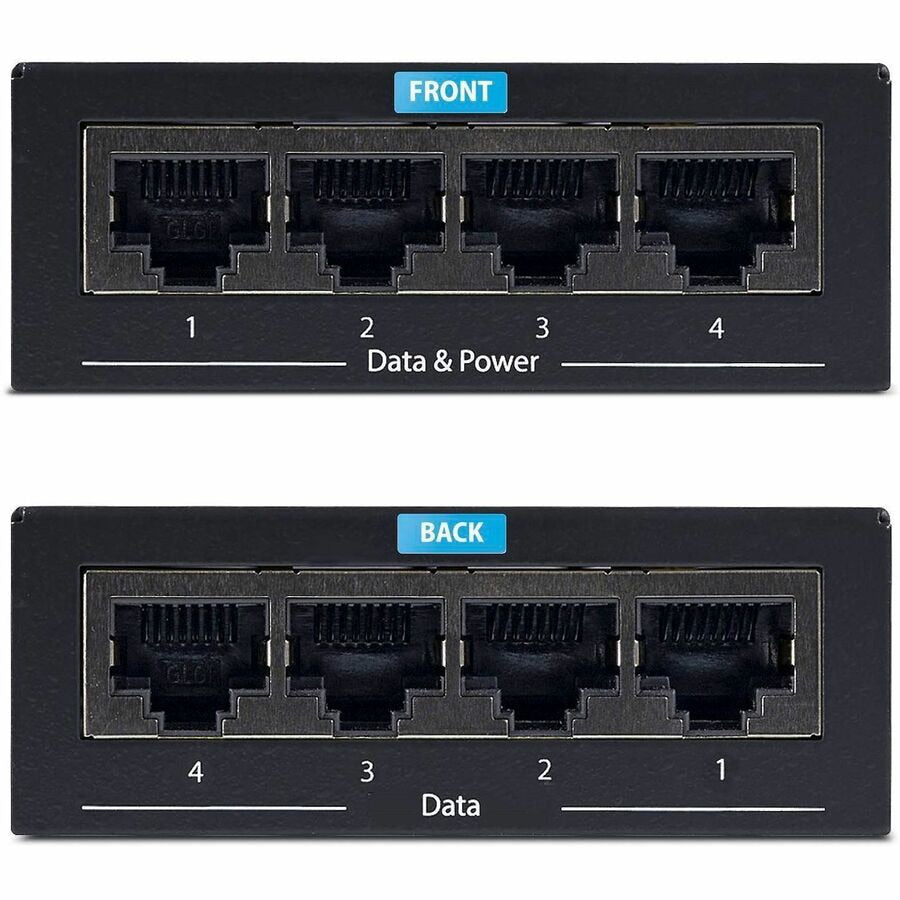 StarTech POEINJ4G-US 4-Port Gigabit PoE+ Midspan Hub for Professionals