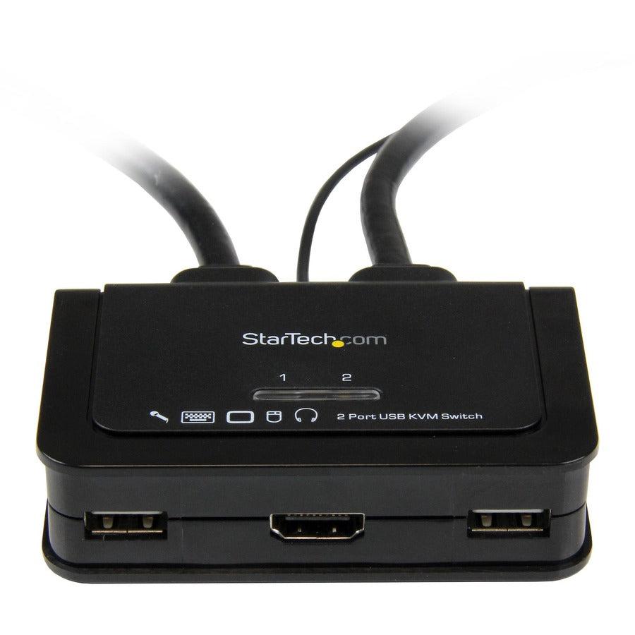 StarTech SV211HDUA 2-Port USB HDMI KVM Switch - Audio & Remote Control | TecISoft