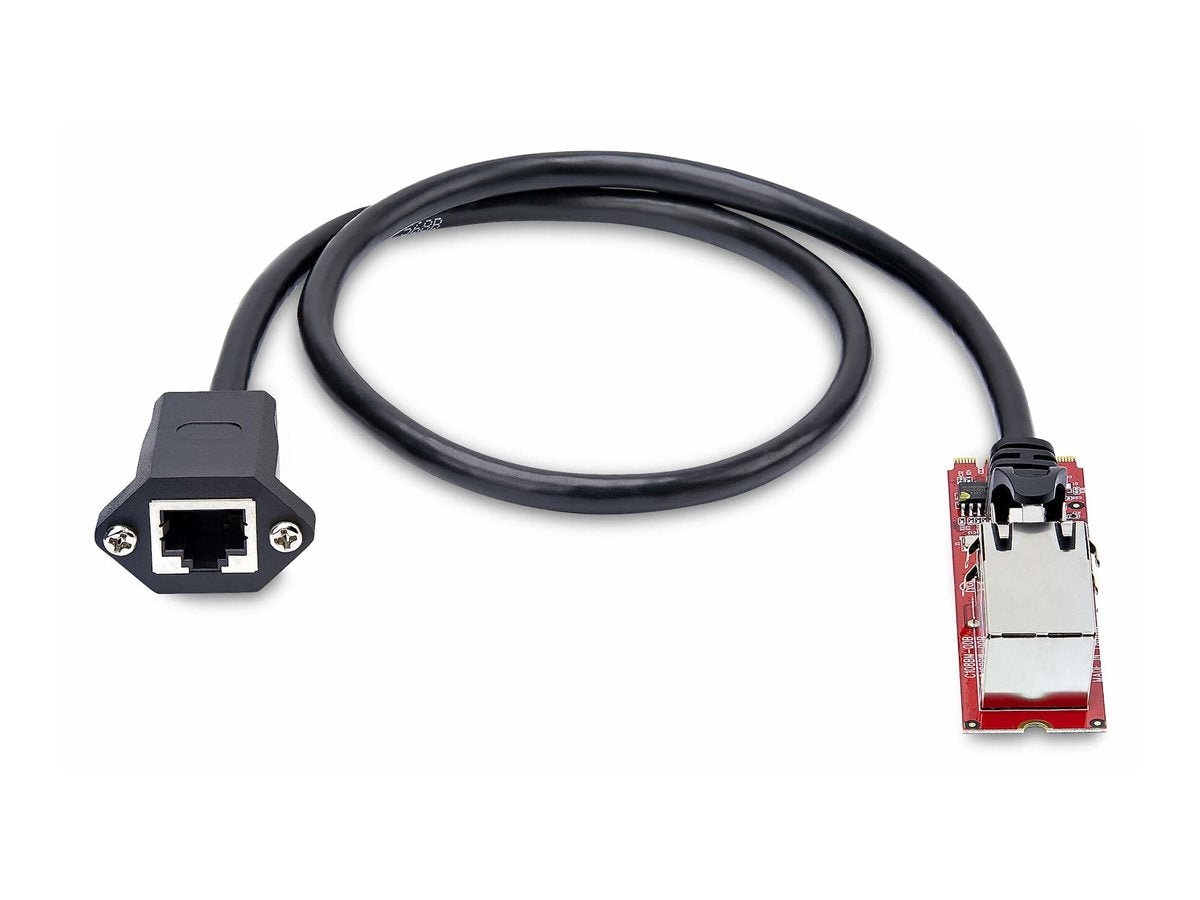 StarTech.com 1-Port 2.5GbE M.2 Network Card, Multi-Gigabit Speeds (2.5G/1G/100M/10M) - NBASE-T (802.3bz), PCIe Ethernet M.2 2280, MR12GI-NETWORK-CARD