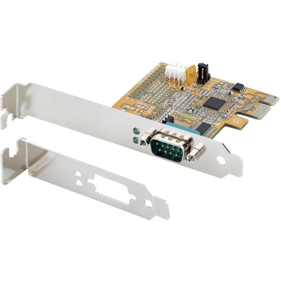 StarTech.com 1-Port PCI Express Serial Card, PCIe to RS232 (DB9) Serial Interface Card, 16C1050 UART, COM Retention, Low Profile, Win & Linux 11050-PC-SERIAL-CARD