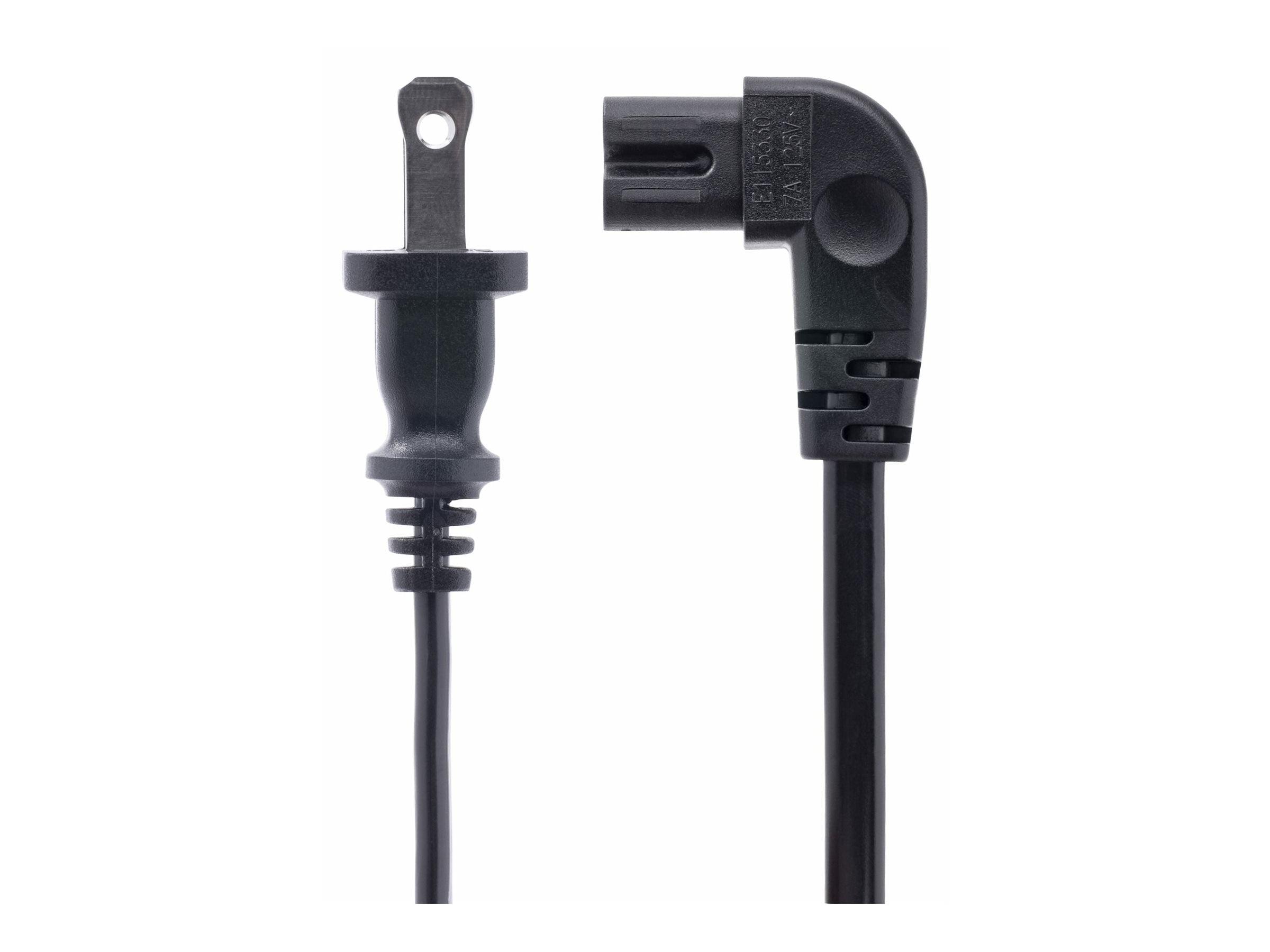 StarTech.com 10ft (3m) Laptop Power Cord, NEMA 1-15P to Right Angle C7, 7A 125V, 18AWG, Laptop Charger Cable, Replacement Power PXT101NB-STRA-10F