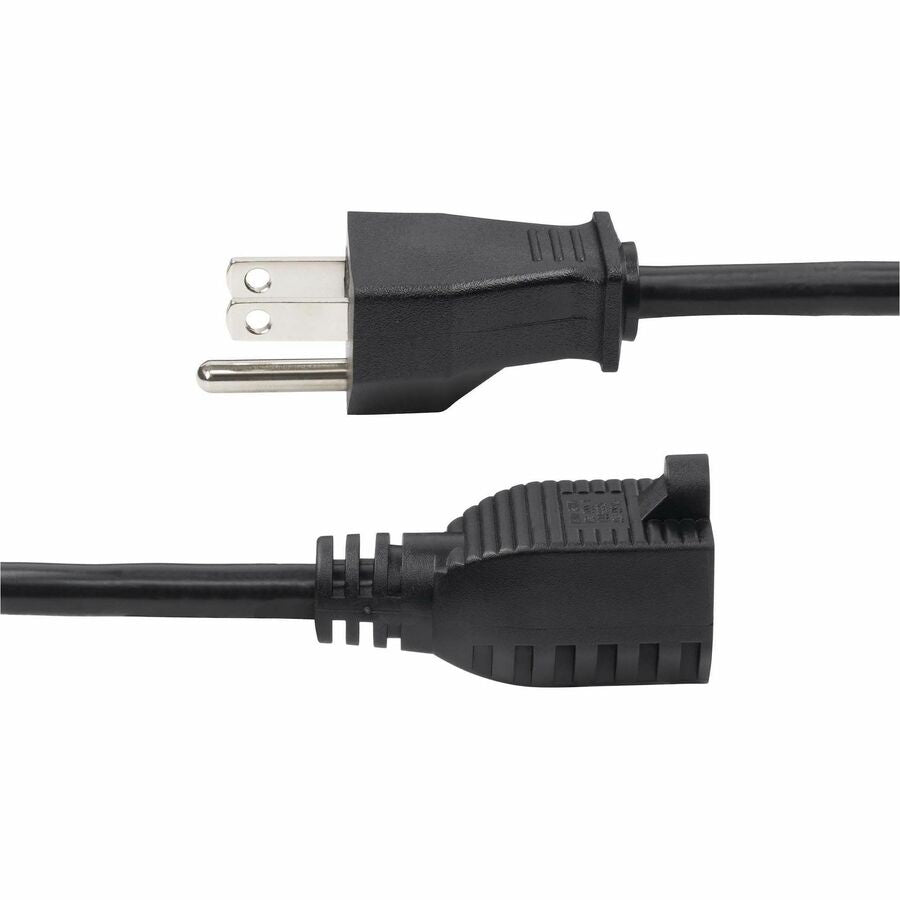 StarTech.com 10ft (3m) Power Extension Cord NEMA 5-15P to NEMA 5-15R AC Power Cable 10A 12