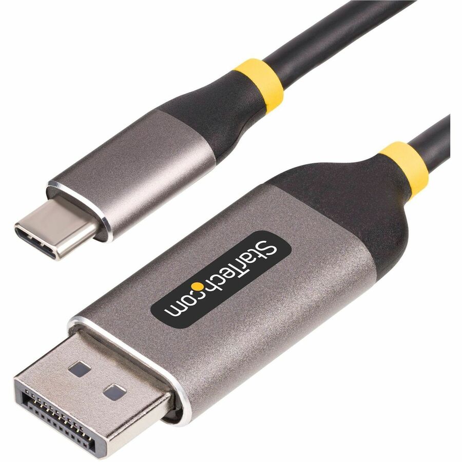 StarTech.com 10ft (3m) USB-C to DisplayPort Adapter Cable, 8K 60Hz, 4K 144Hz, HDR10, USB 142-USBC-DP-8K-10F