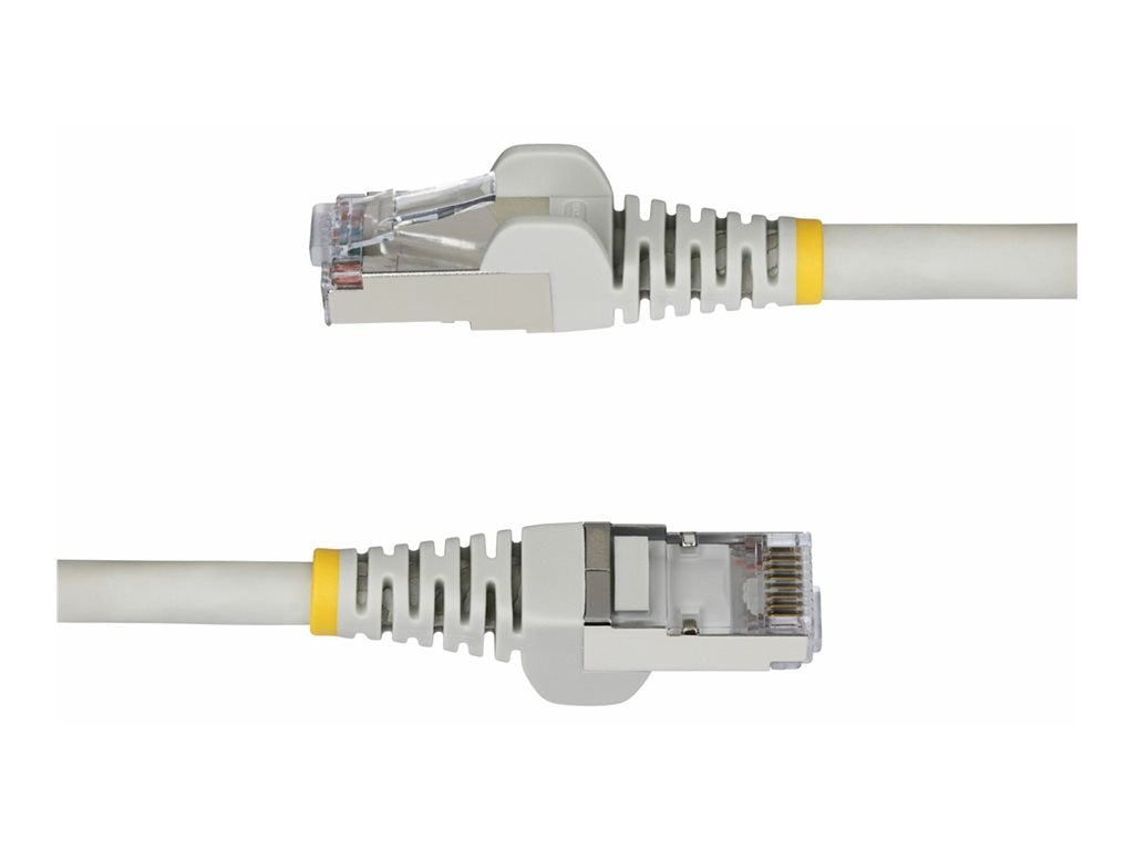 StarTech.com 10ft Gray CAT6a Ethernet Cable, Snagless, S/FTP, 10G, LSZH - Patch cable - RJ-45 (M) to RJ-45 (M) - 10 ft - 0.2 NLGR-10F-CAT6A-PATCH