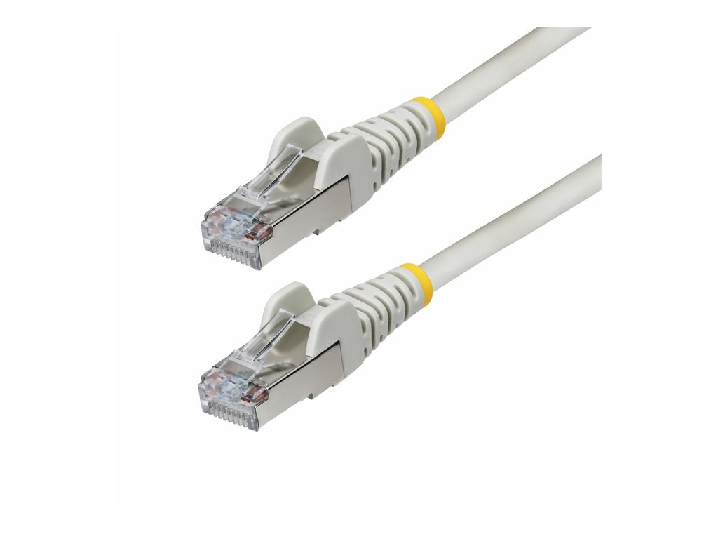 StarTech.com 10ft Gray CAT6a Ethernet Cable, Snagless, S/FTP, 10G, LSZH - Patch cable - RJ-45 (M) to RJ-45 (M) - 10 ft - 0.2 NLGR-10F-CAT6A-PATCH