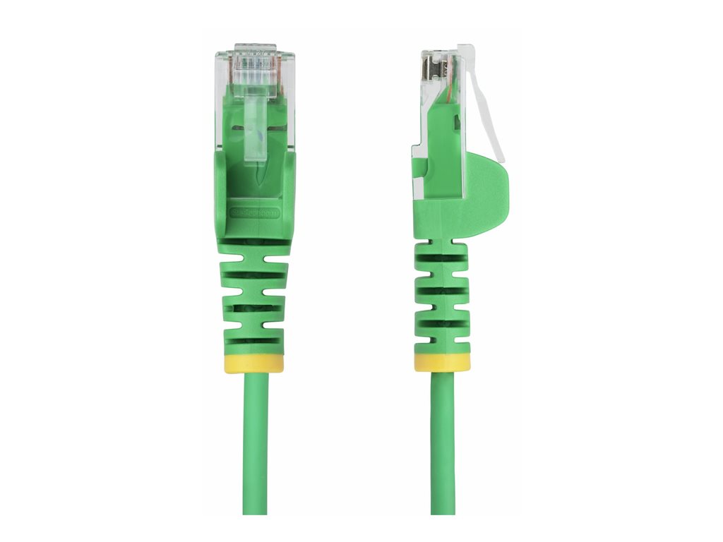 StarTech.com 10ft Green Slim CAT6 Ethernet Cable, Snagless, 28AWG, LSZH - Patch cable - RJ-45 (M) to RJ-45 (M) - 10 ft - 0.1 N6PAT10GNS