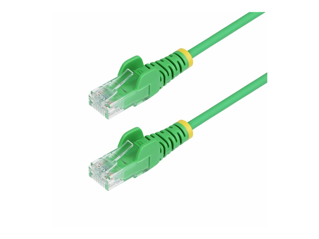 StarTech.com 10ft Green Slim CAT6 Ethernet Cable, Snagless, 28AWG, LSZH - Patch cable - RJ-45 (M) to RJ-45 (M) - 10 ft - 0.1 N6PAT10GNS